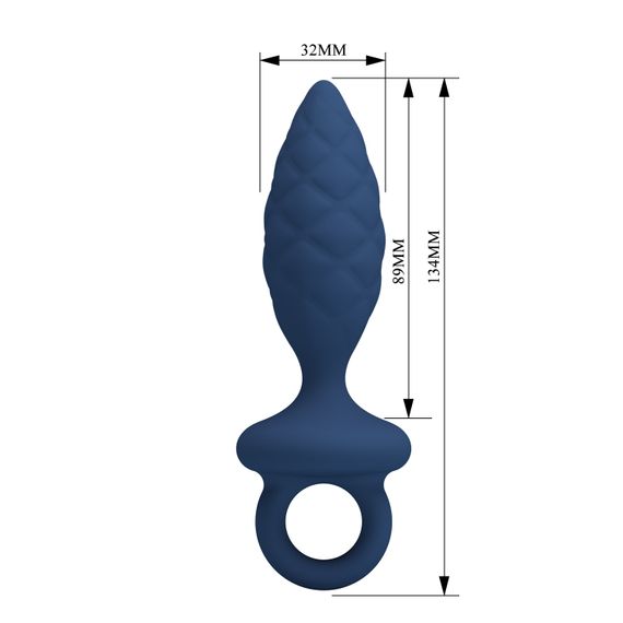 Анальна пробка MR. PLAY Butt Plug with Loop– Size M | Зображення 4