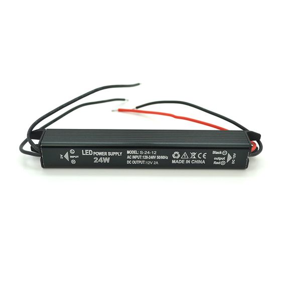 Імпульсний блок живлення герметичний PSW12-24 12В 2А (24Вт) IP20 (142x18x18)