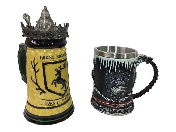 Подарочный набор Кружка Game Of Thrones House Герб Баратеонов Игра Престолов и Winter Is Coming Stark | Зображення 2