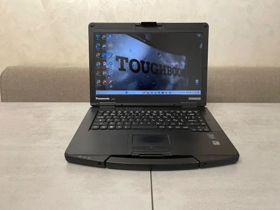 Напівзахищений ноутбук Panasonic Toughbook CF-54 / 14" (1920x1080) IPS / Intel Core i5-5300U (2 (4) ядра по 2.2 - 2.9 GHz) / 16 GB DDR3 / 256 GB SSD / Intel HD Graphics 5500 / HDMI б/в | Зображення 1