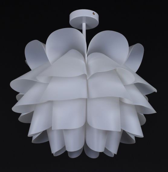 Люстра стельова на 1 лампочку 27947 Білий 45х48х48 см. | Зображення 3