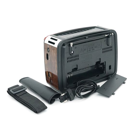 Радиоприемник GOLON RX455S, LED, 6W, AM/FM радио, Вход microSD, USB, Black/Grey | Зображення 2