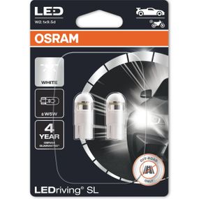 Комплект світлодіодних ламп OSRAM 2825DWP-02B W5 W 6000 K 12 V