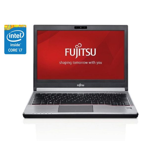 Ноутбук Б-класс Fujitsu LifeBook E733 / 13.3" (1366x768) TN / Intel Core i7-3632QM (4 (8) ядра по 2.2 - 3.2 GHz) / 8 GB DDR3 / 256 GB SSD / Intel HD Graphics 4000 / WebCam / Win 10 Pro б/у