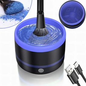 Электрический очиститель кистей для макияжа Makeup brush cleaner LY-609 инструмент для очистки кистей