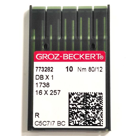 Голки для промислових швейних машин Groz-Beckert DBx1, R, №80