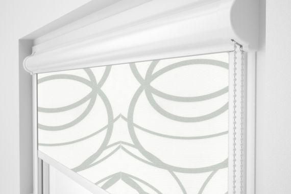 Рулонна штора Rolets Геометрія 2-52821-500 50x170 см закритого типу Біла