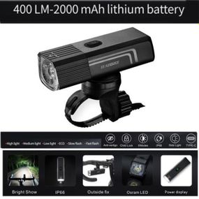 Фара для велосипеда передняя Leadbike LD88-Osram 400LM WK-89