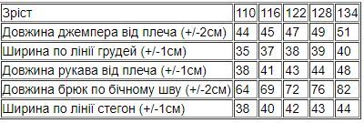 Костюм для дівчинки Носи своє 110 Блакитний (p-11433-124020) | Зображення 2