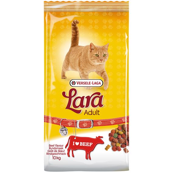 Сухий корм для котів з яловичиною Lara Adult Beef flavour 10 кг