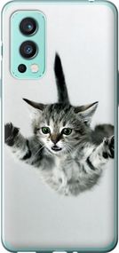 Чехол на OnePlus Nord 2 Летящий котёнок "2322u-2468-17620"