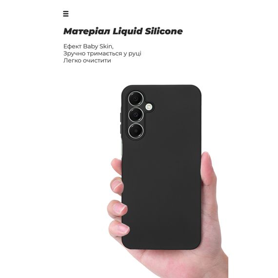 Чохол до мобільного телефона Armorstandart ICON Samsung A16 4G (A165) Camera cover Black (ARM80130) | Зображення 6