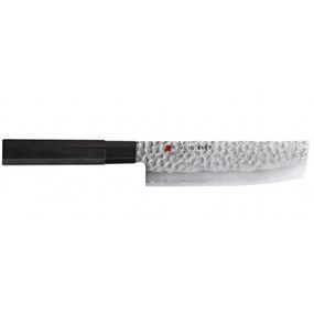 Кухонный нож Kasumi Kuro Damascus Nakiri 165 mm (K-36017)