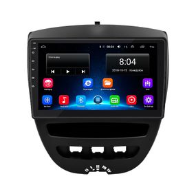 Штатная магнитола Lesko для Peugeot 107 I 2005-2009 экран 10" 2/32Gb/ Wi-Fi на Андроид Optima