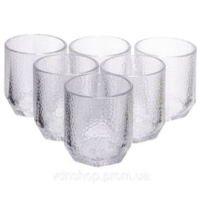 Набір склянок 6 (шт) 250 (мл) для лимонадів, соку, води, коктейлів HP-19-LJB-2