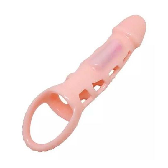 Насадка з вібрацією для збільшення пінису Petty Love — 18 см | Зображення 3