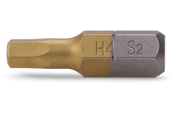 Бита LT HEX 4x25 мм 1/4" S2 Титан (500-070)
