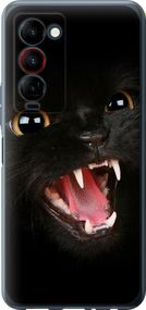 Чехол на Tecno Camon 18 Premier Чёрная кошка "932u-2652-17620"