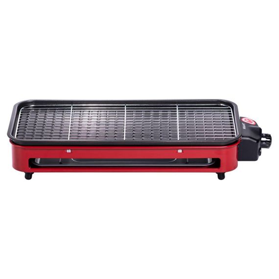 Електричний гриль настільний червоний 1500 Вт Sokany SK-6112 | Зображення 1