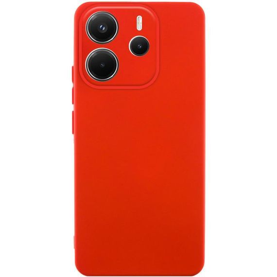 Чехол TPU GETMAN Liquid Silk Full Camera для Xiaomi Redmi Note 14 4G (Int. version) Красный / Red