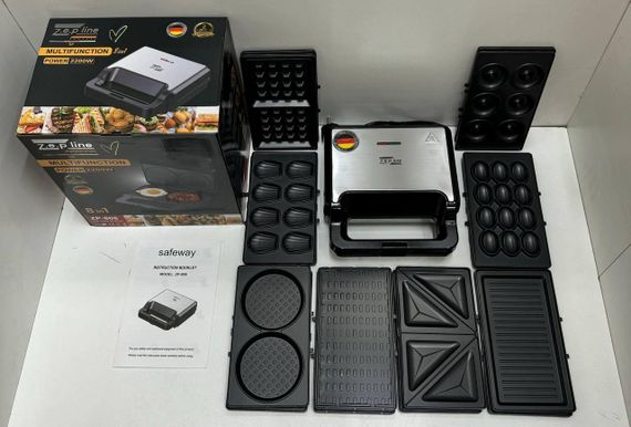 Мультимейкер 8 в 1 Zepline ZP-808 зі змінними формами 2200 Вт | Зображення 2