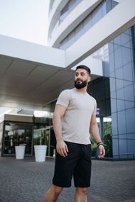 Футболка колір беж