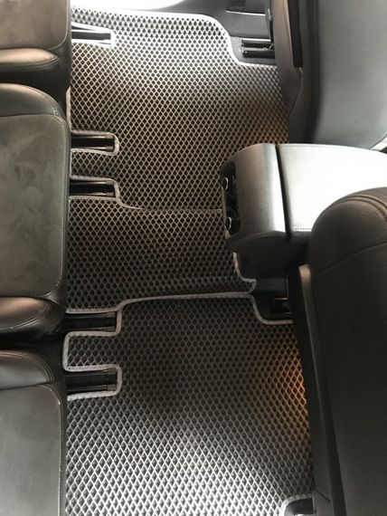 Поліуретанові килимки (3 ряди, EVA, чорні) для Volkswagen Sharan 2010-2024 рр | Зображення 8