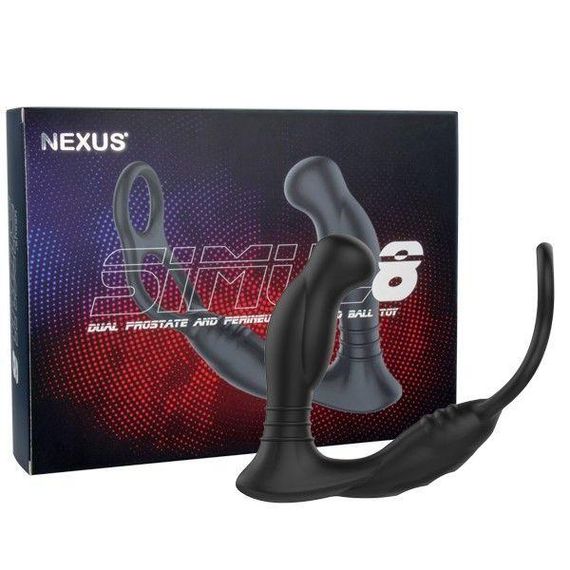 Стимулятор простати Nexus SIMUL8 Prostate Stimulator з ерекційним кільцем Sex Aura | Зображення 1