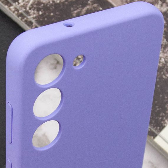 Чохол Silicone Cover Lakshmi Full Camera (AAA) with Logo для Samsung Galaxy S23 Бузковий / Dasheen | Зображення 6