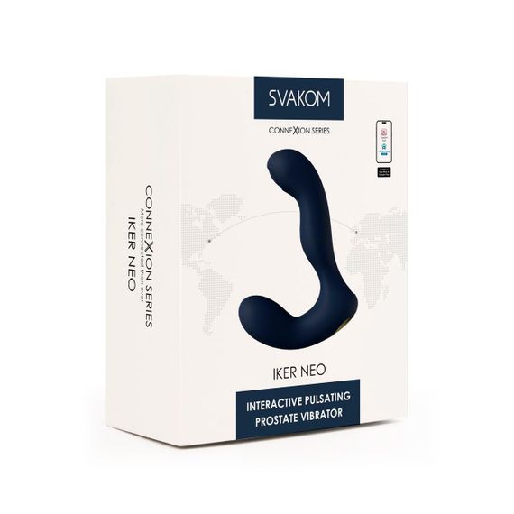 Интерактивный массажер простаты с пульсацией на кончике головки Svakom Iker Neo Sex Aura | Зображення 8