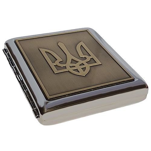 Металевий Футляр Без Запальнички "Герб України Тризуб" | Зображення 2