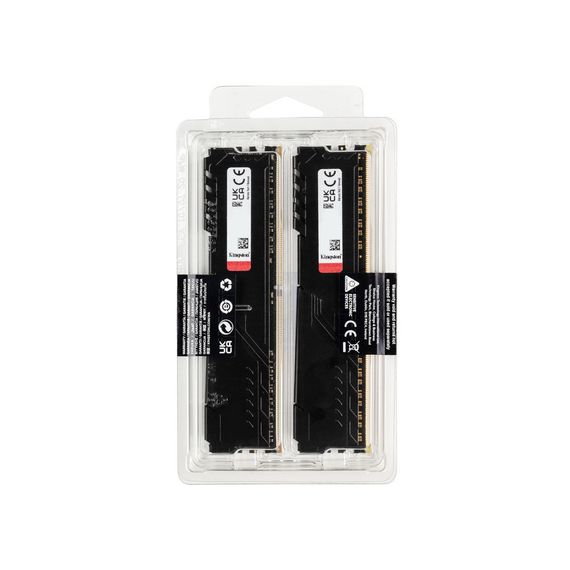 Модуль пам'яті для комп'ютера DDR4 32GB (2x16GB) 3200 MHz Fury Beast Black Kingston Fury (ex.HyperX) (KF432C16BBK2/32) | Зображення 3