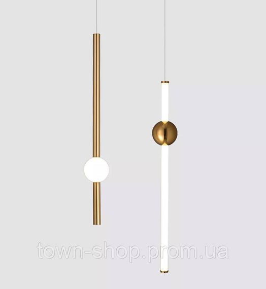 Люстра потолочная LED ND7044/900VA-k Латунь 100-200х10х10 см. | Зображення 2