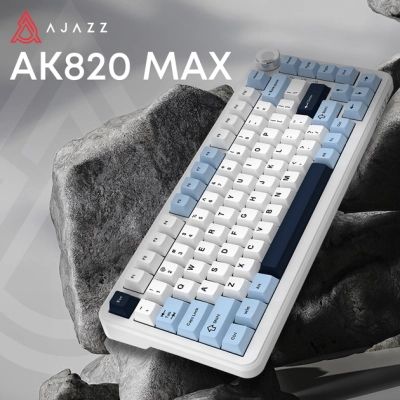 Клавиатура Ajazz AK820 MAX PLUS Daydream Switch RGB Wireless/Bluetooth/USB White (AK820MAX-DD-BWD) | Зображення 4