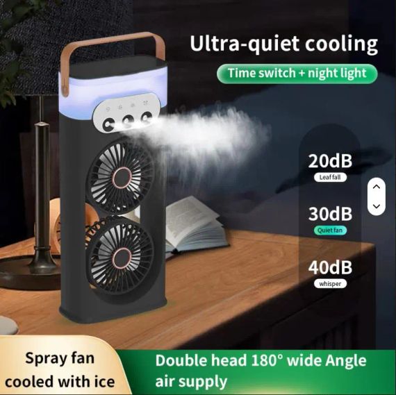 Настільний вентилятор-зволожувач з 3 режимами туману та водяним охолодженням та 180 LY-938 | Зображення 7