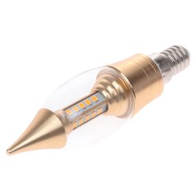 Лампа светодиодная LED 5W E14 WW C37 Gold 220V