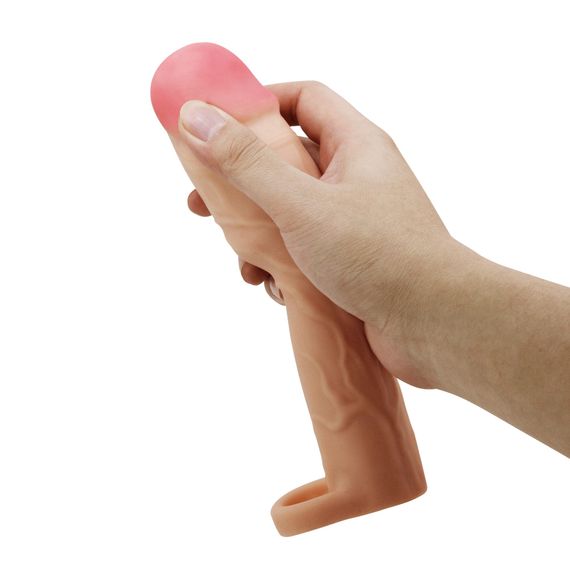 Насадка  на пеніс PRETTY LOVE Gerd Flesh, Extend your penis lenghth 3'' (76mm) | Зображення 2