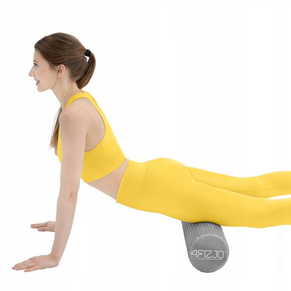 Масажний ролик 4FIZJO CARE+ EVA 60 x 15 см (валик, роллер) 4FJ0523 Grey (P-5907739314406) | Зображення 2