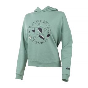 Толстовка JEEP HOODED CROPPED SWEATSHIRT STAR Botanical Print