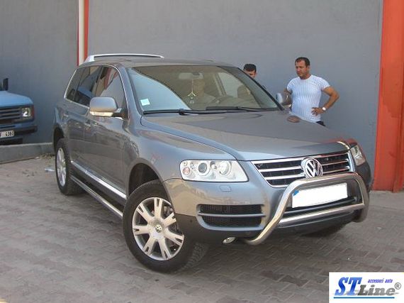 Кенгурятник WT005 Colt (нерж) для Volkswagen Touareg 2002-2010 рр | Зображення 5
