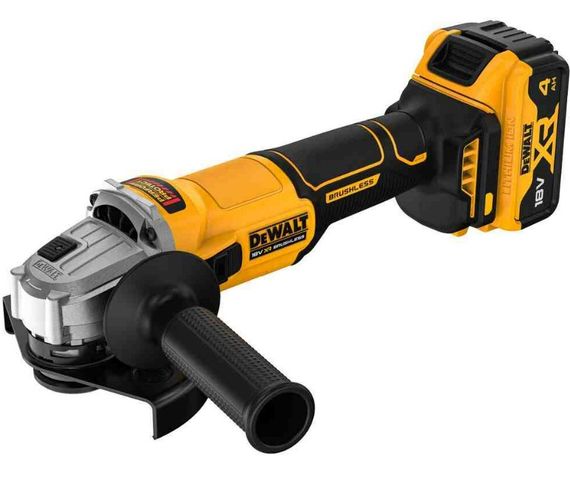 Шліфмашина кутова-болгарка DeWALT акумуляторна безщіткова з АКБ та ЗП DCG407M2T | Зображення 4