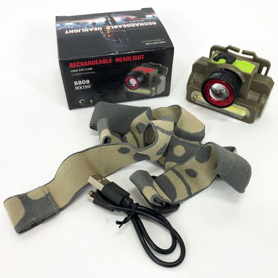 Головной фонарь для активного отдыха Police, Мощный налобный фонарь для рыбалки Налобный яркий QB-37 | Зображення 6