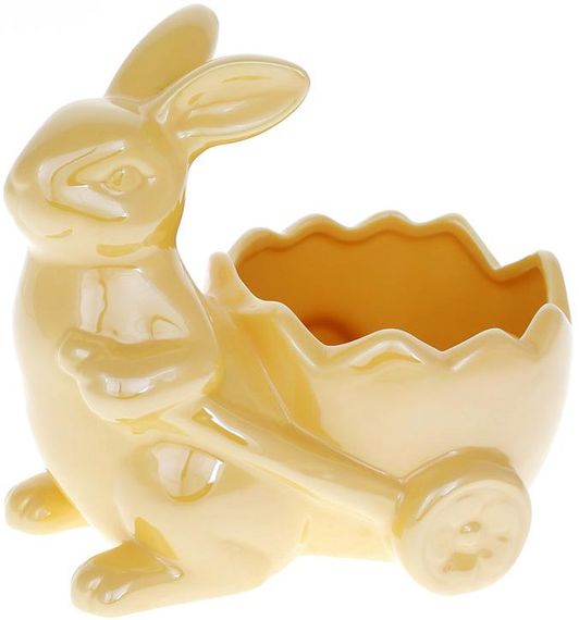 Вазон декоративный Banny Yellow 16.5х13х15см