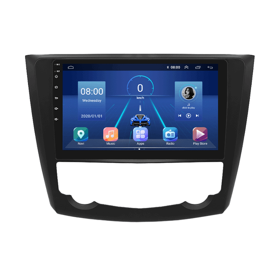 Штатная магнитола 9" Lesko для Renault Kadjar I 2015-2018 6/128Gb 4G Wi-Fi GPS Top Рено