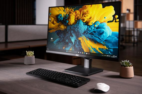 Монітор 2E 27' N2723B D-Sub, HDMI, IPS, 75Hz, Pivot (2E-N2723B-01.UA) | Зображення 3