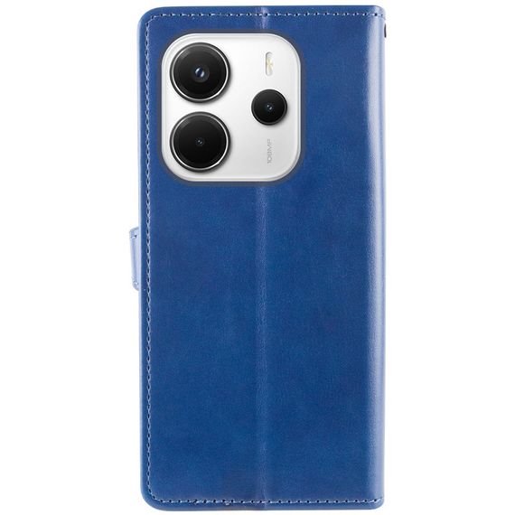 Шкіряний чохол-книжка GETMAN Gallant (PU) для Xiaomi Redmi Note 14 4G (Europe version) Синій | Зображення 1