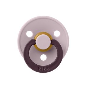Соска пустушка BIBS Studio Colour Latex кругла 0-6 міс Dusky Lilac/Plum