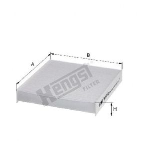 Фильтр салона Renault Captur 13- / Clio 12- / Duster 19- / Logan 08- / Sandero/Stepway 13-, Hengst, E3918LI,