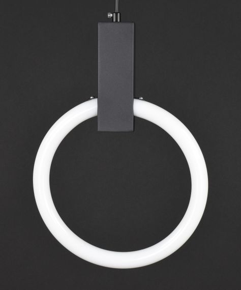 Люстра світлодіодна підвісна LED світильник для квартири на стелю лед 27587 Чорний 40-180х10х25 см. | Зображення 1