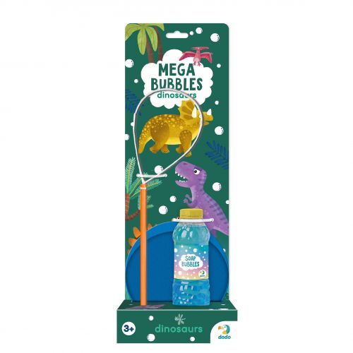 Мыльные пузыри "Mega Bubbles Динозавры". Объем 450 мл